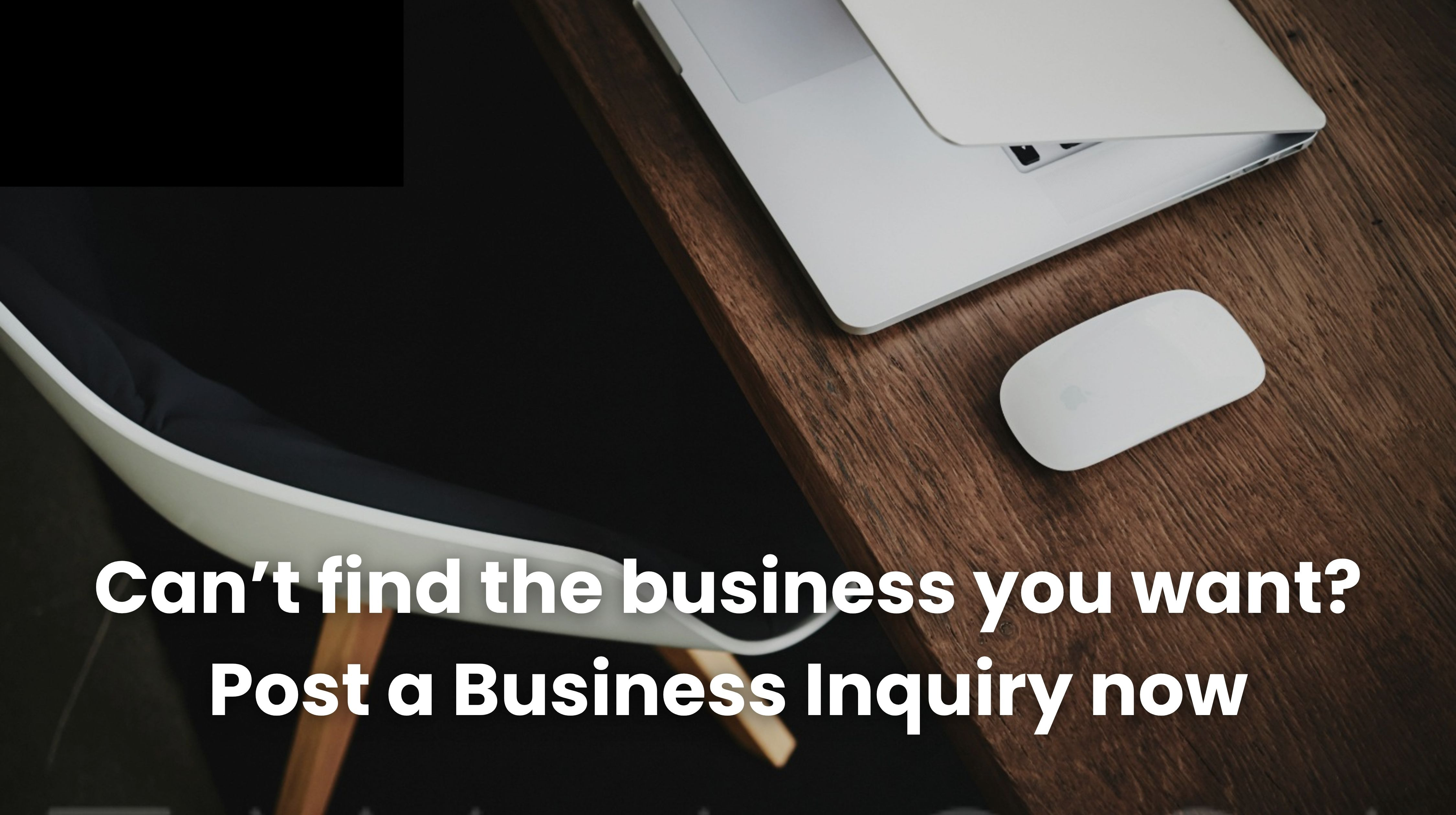 Can't find the business you want ?